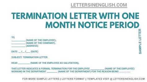 employee termination notice period.